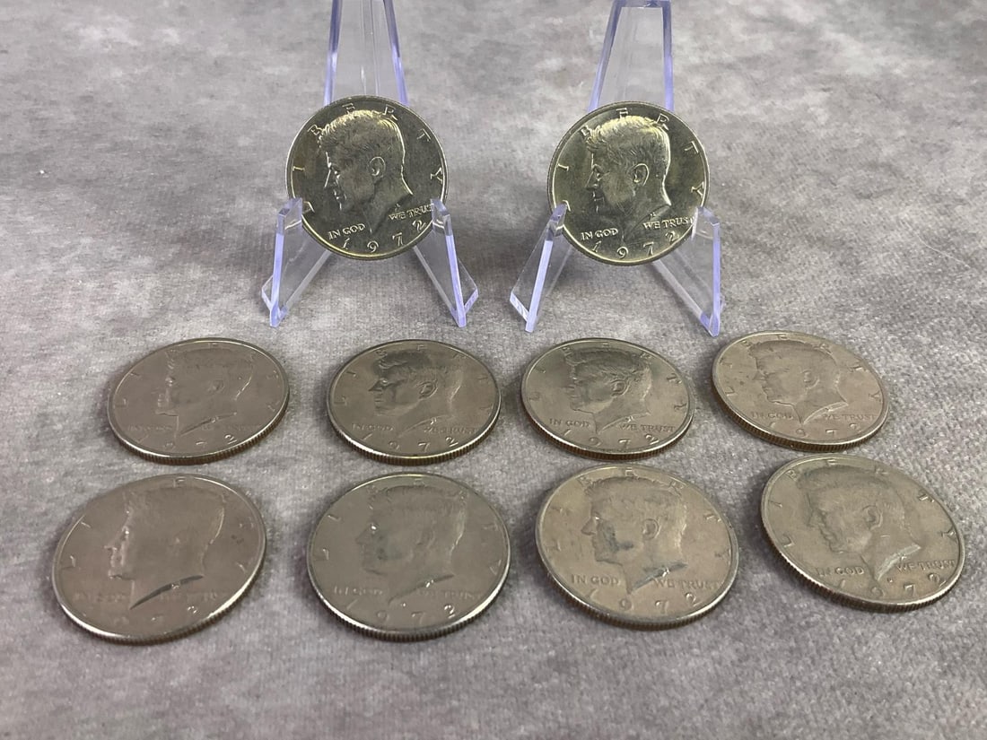 1972 Kennedy Half Dollars - 4