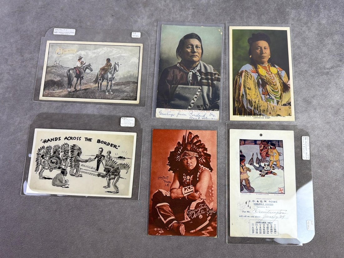 Western & Amerind Postcards - 2