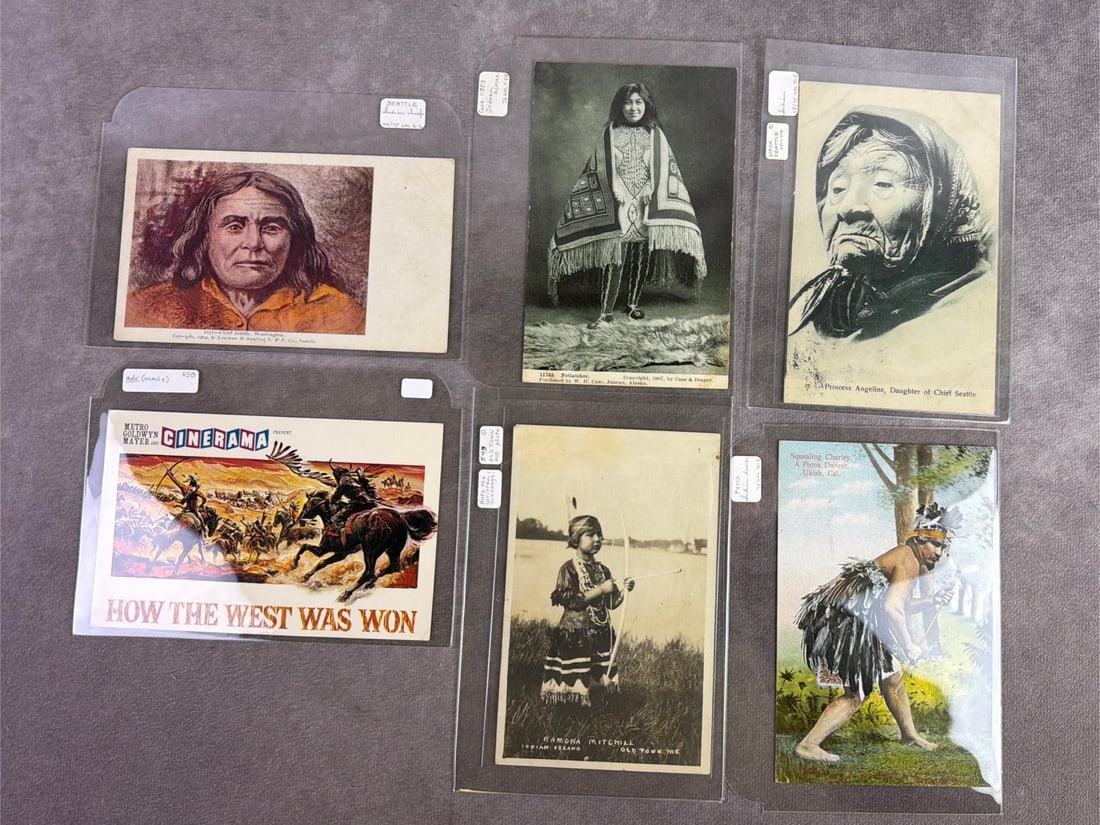 Western & Amerind Postcards - 4