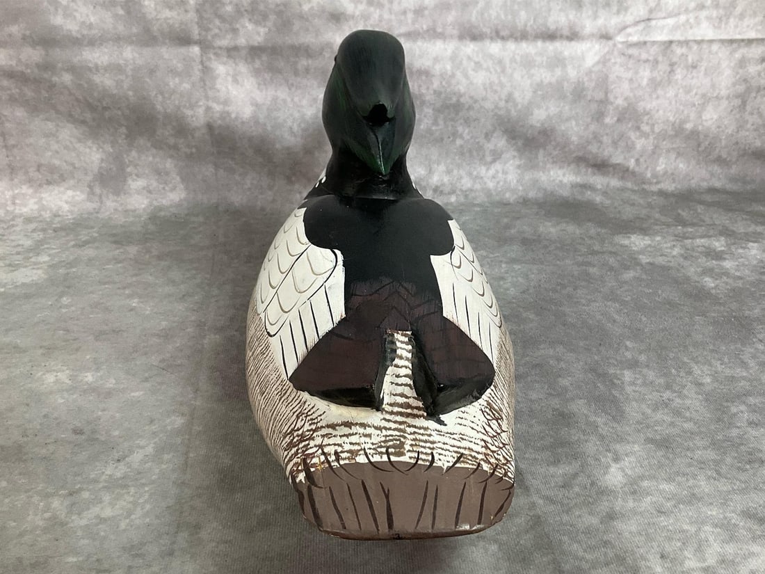 Hand Carved Decoy Duck - 3