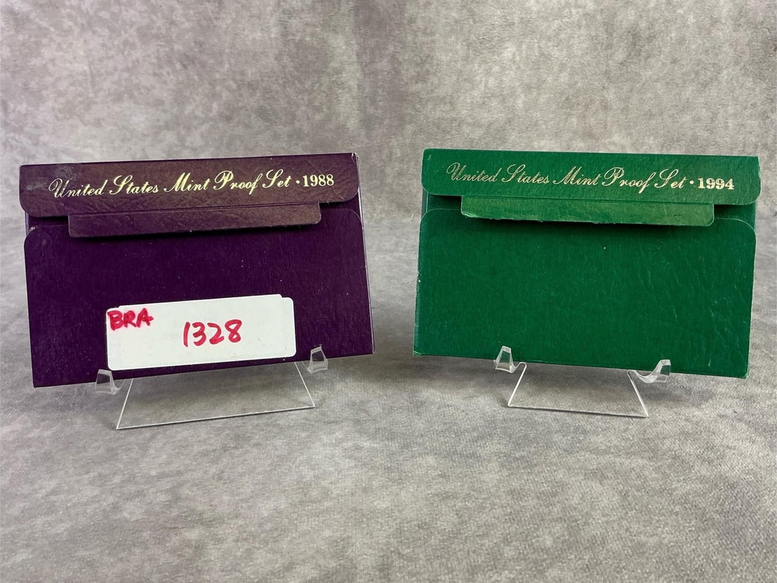 Proof Sets & Indian Head Pennies - 10