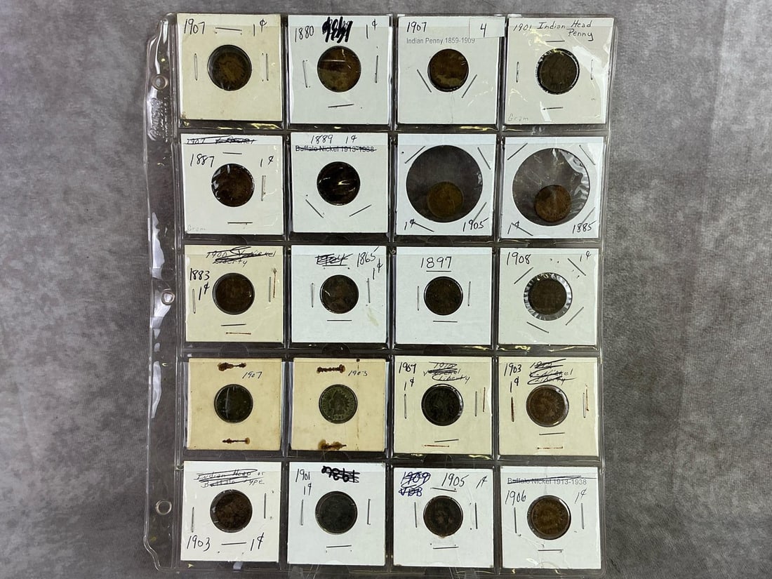 Proof Sets & Indian Head Pennies - 2