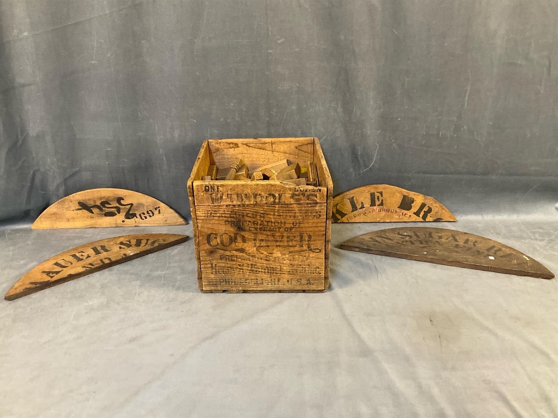 Children's Toy Blocks and Crate (1 of 10)