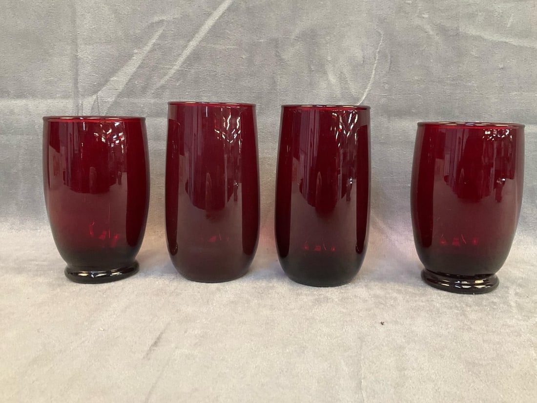 Ruby Red Glas - 12