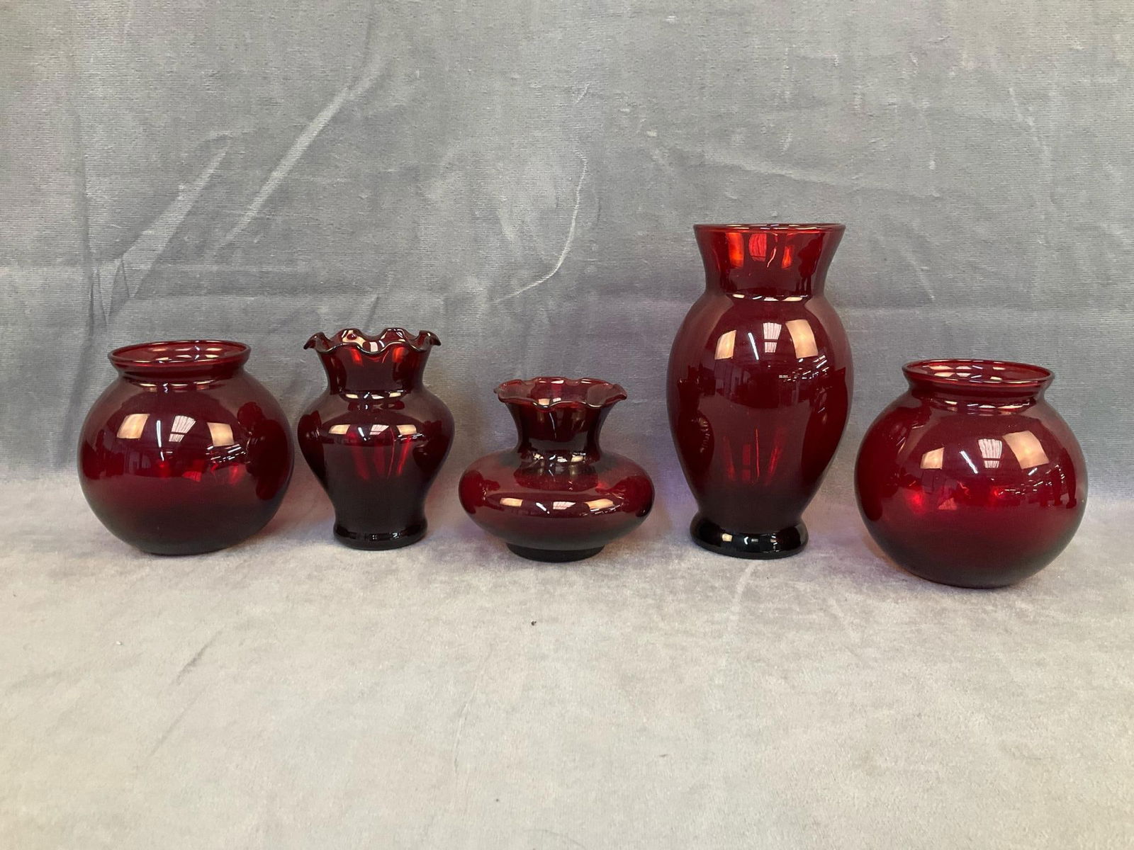 Ruby Red Glas - 4