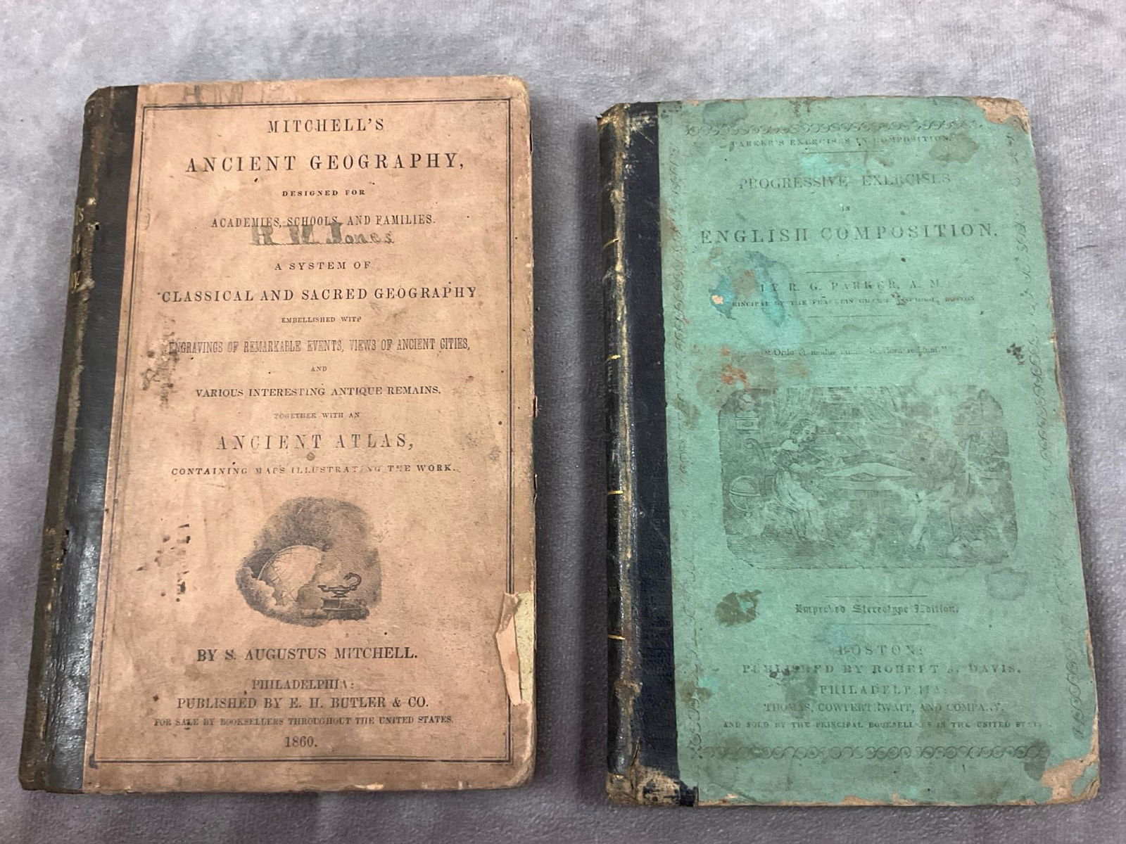 Antique School Books - 2