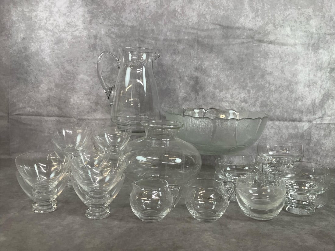 Glass Bowl, Pitcher, Dessert Dishes, & More (1 of 9)