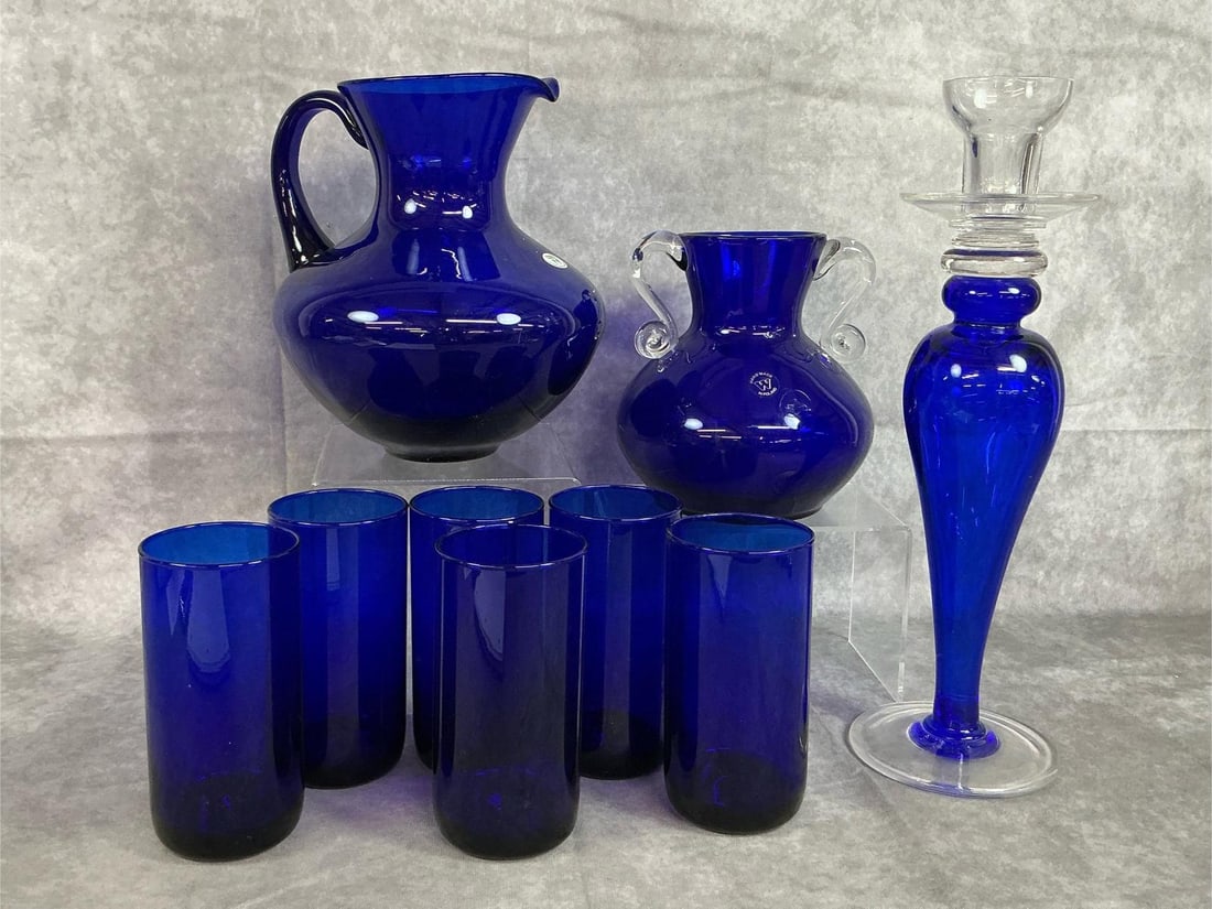 Cobalt Blue Glassware (1 of 9)