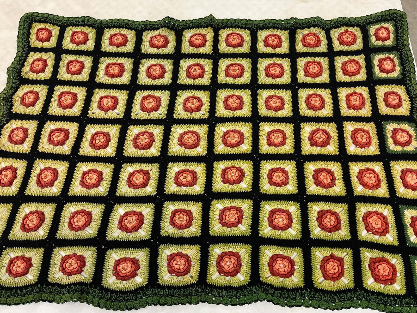 Granny Squares Throw - 2
