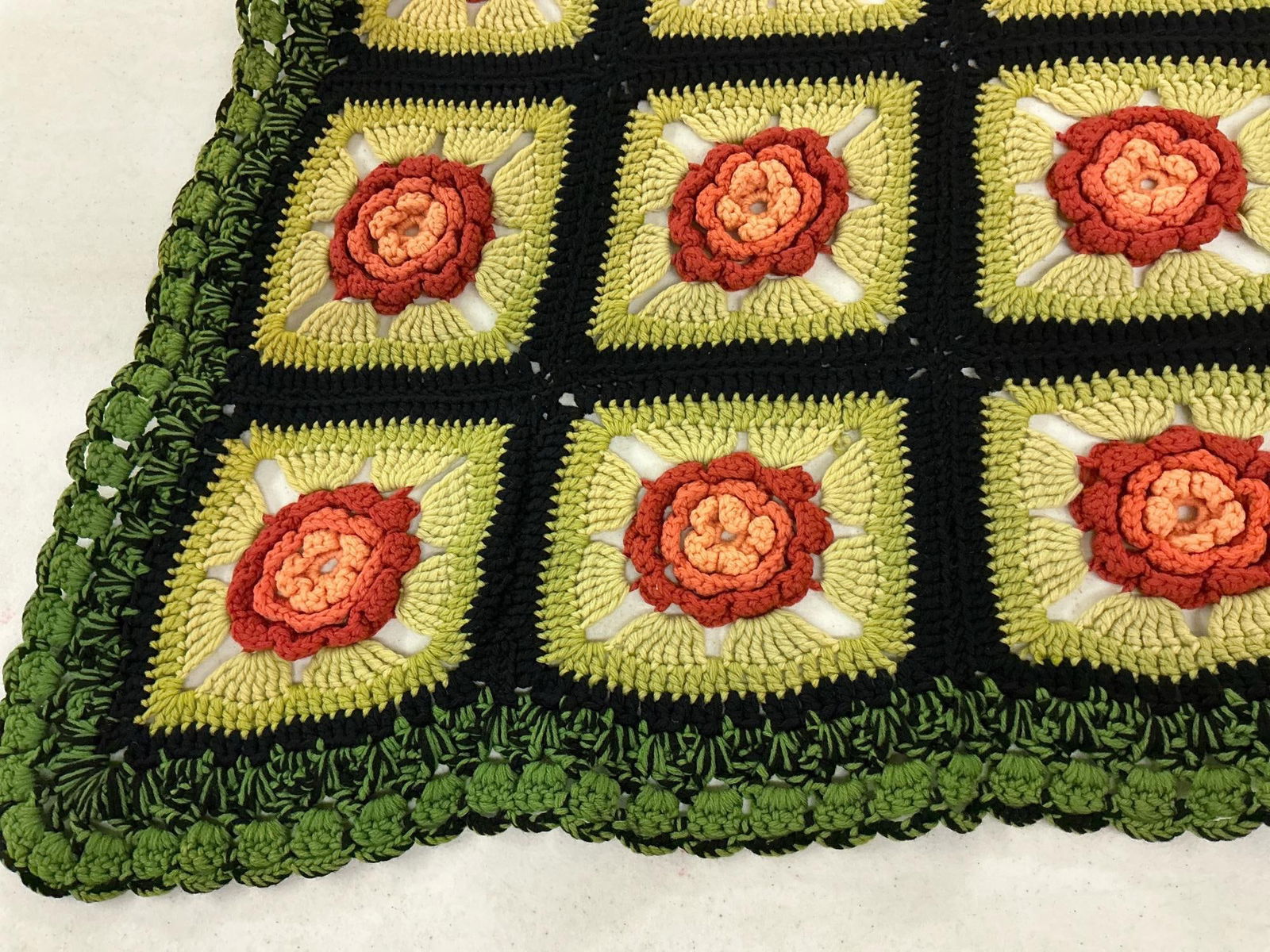 Granny Squares Throw - 4