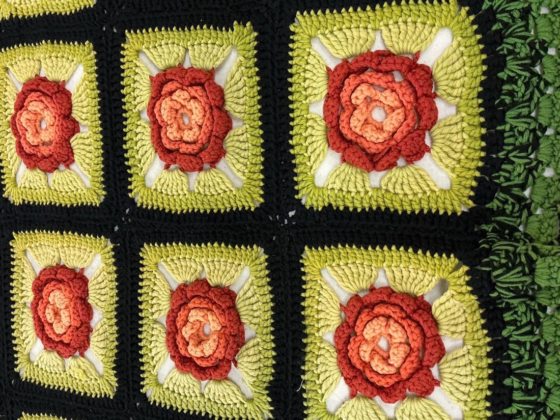 Granny Squares Throw - 5