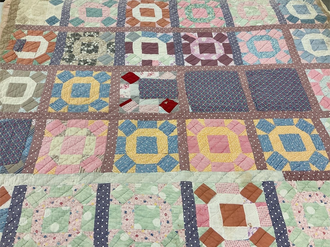 Multi Colored Patchwork Quilt - 2
