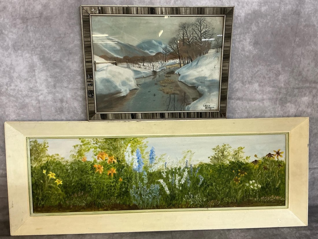 Gardner's Proof & Winter Stream Paintings (1 of 7)