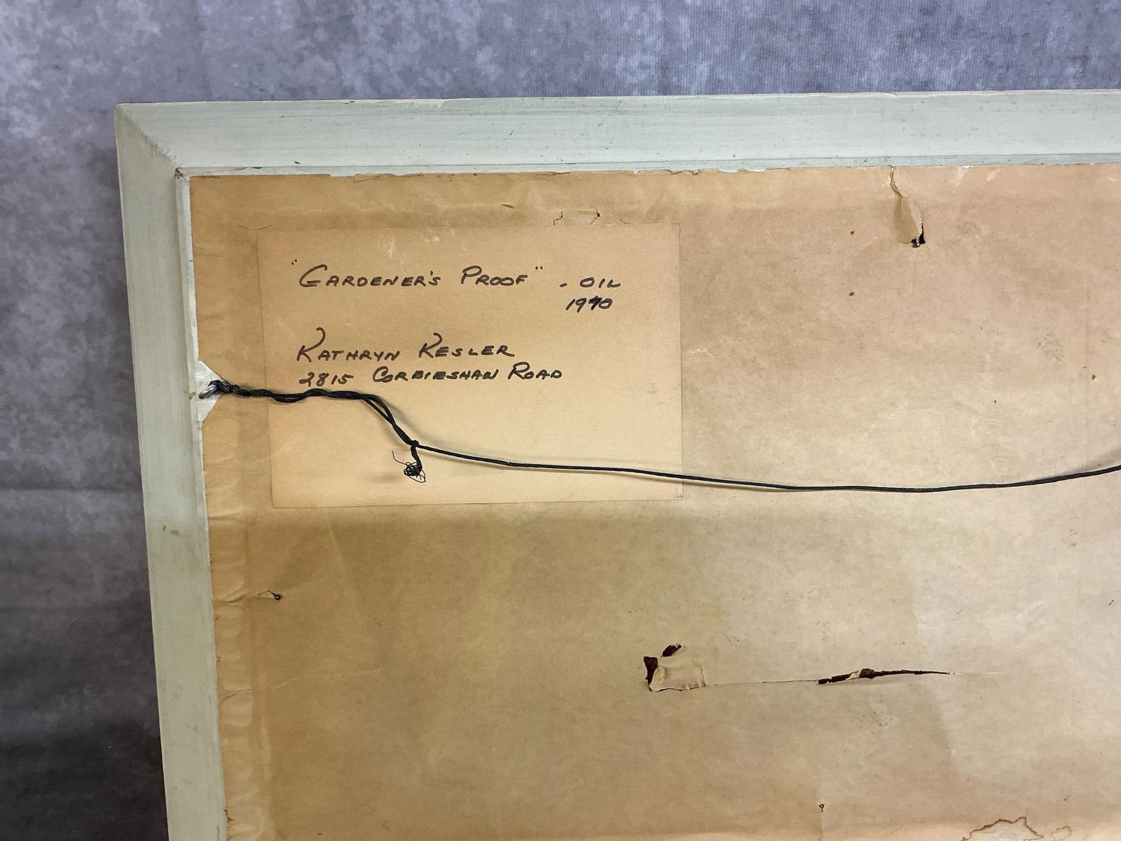 Gardner's Proof & Winter Stream Paintings - 4