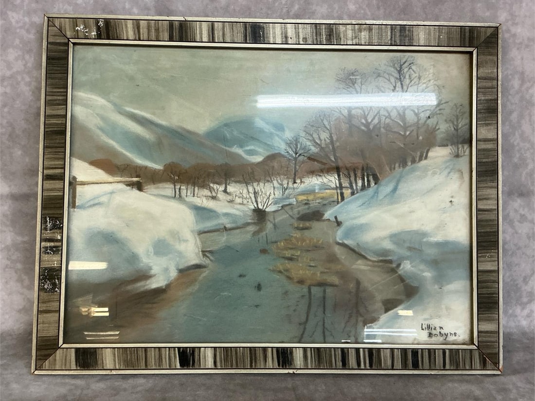 Gardner's Proof & Winter Stream Paintings - 5