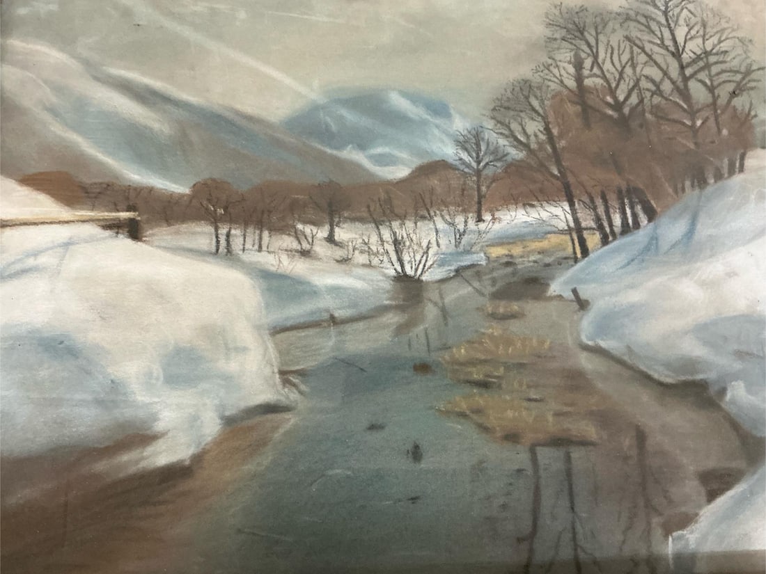 Gardner's Proof & Winter Stream Paintings - 6