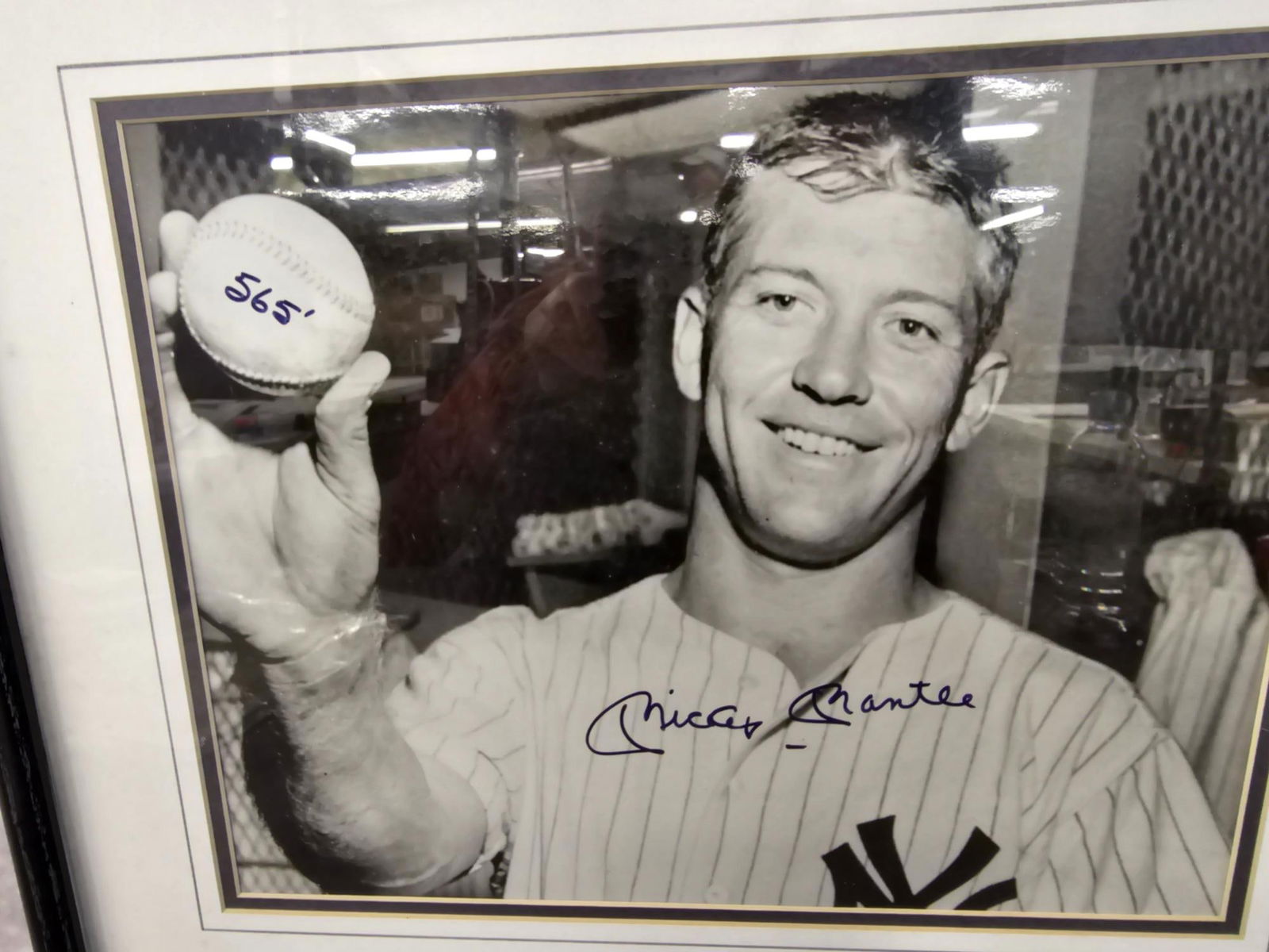 Signed Mickey Mantle Photo - 4