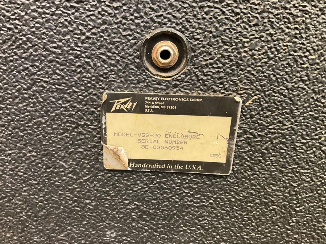 Peavey Speakers Pair - 6