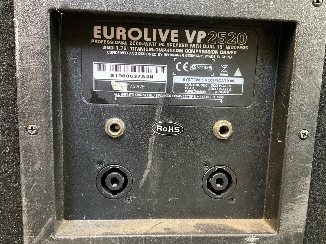 Behringer Speakers - 8