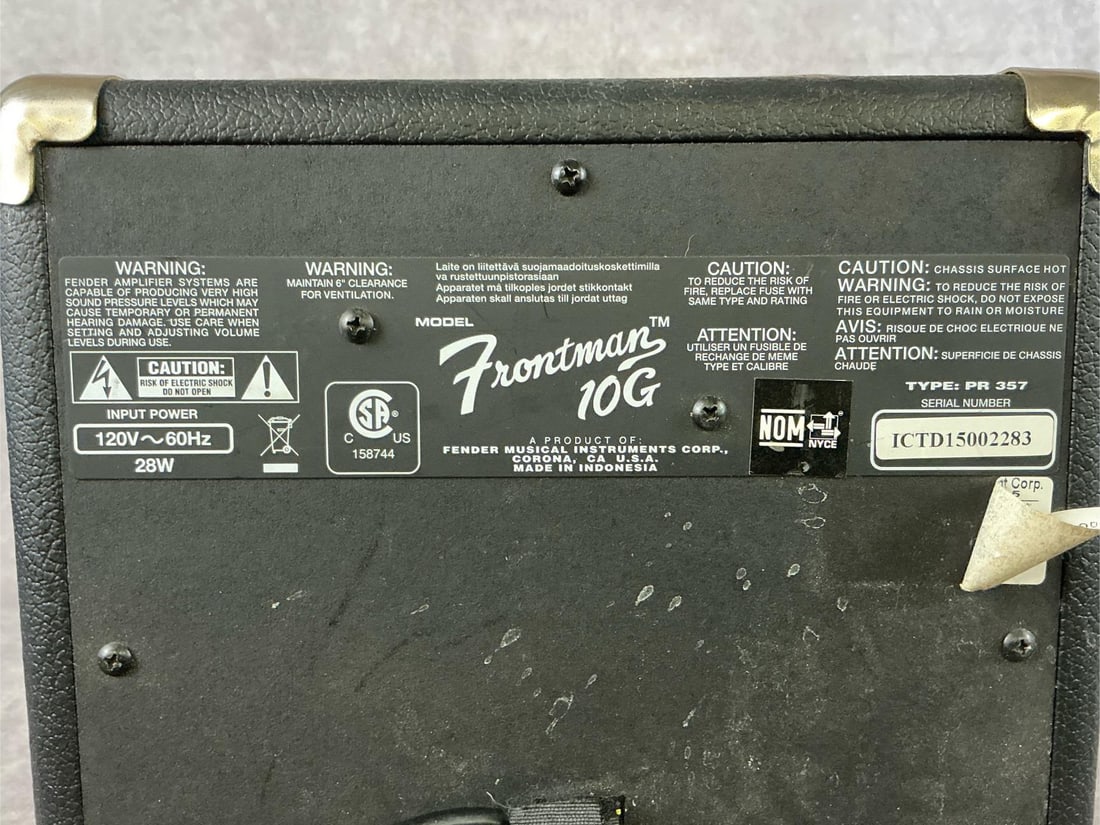 Fender Frontman 10G Amp - 4