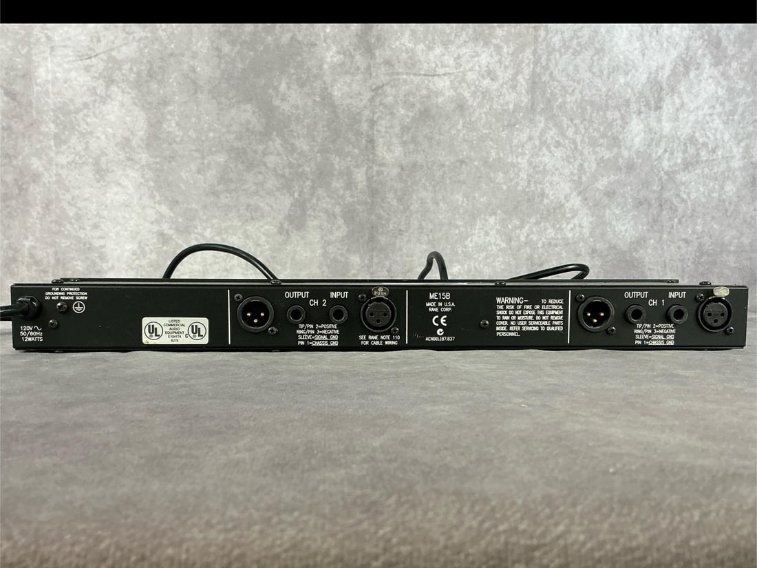 Rane ME15B Graphic Equalizer - 5