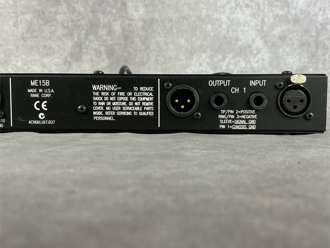 Rane ME15B Graphic Equalizer - 7