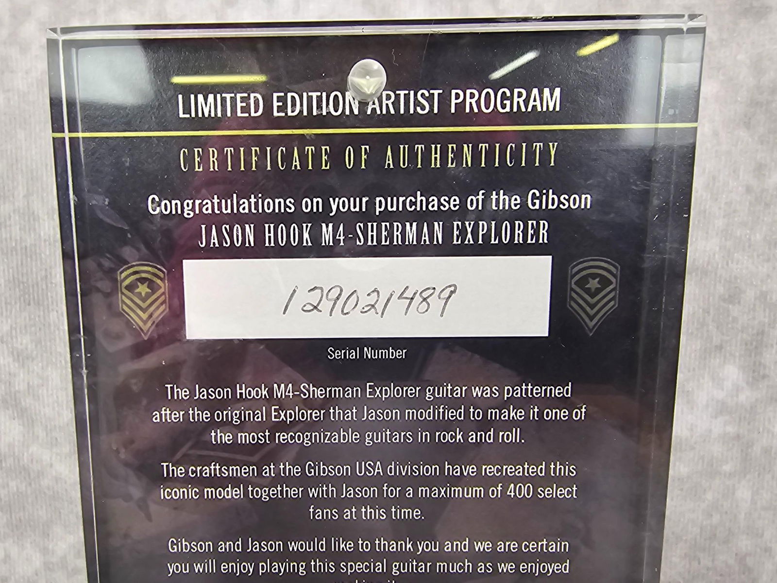 Jason Hook Autograph - 5