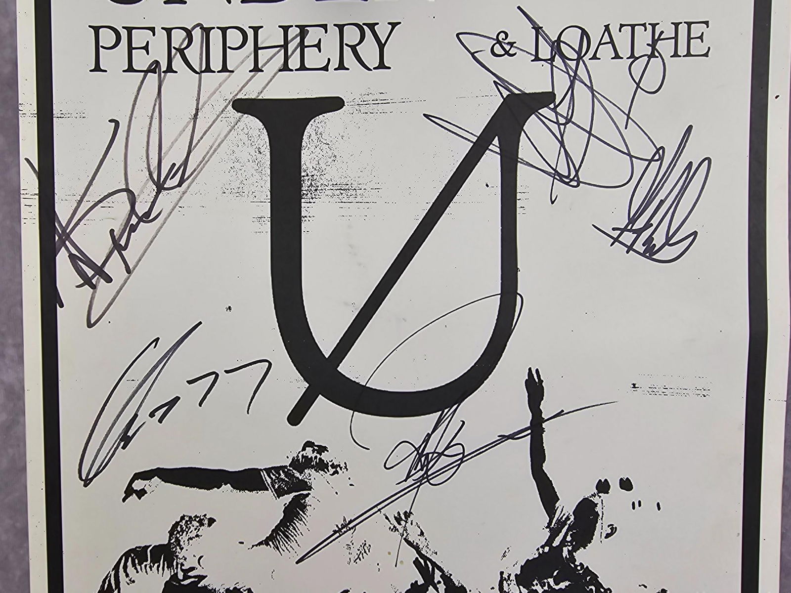 Autographed Underoath Poster - 3
