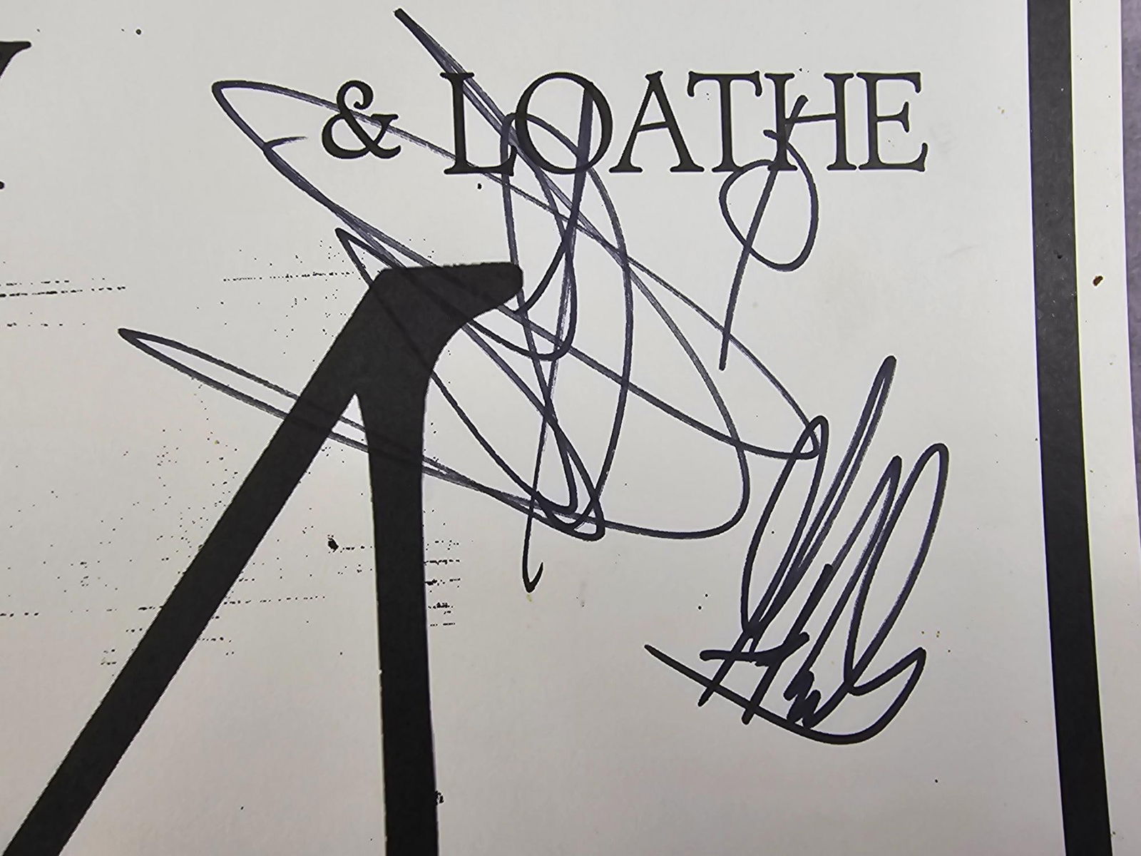 Autographed Underoath Poster - 6