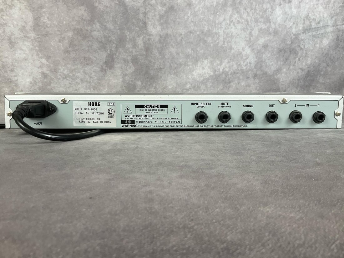 Korg DTR-2000 Digital Tuner - 6