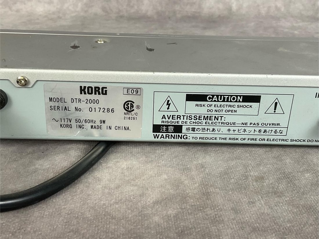 Korg DTR-2000 Digital Tuner - 8