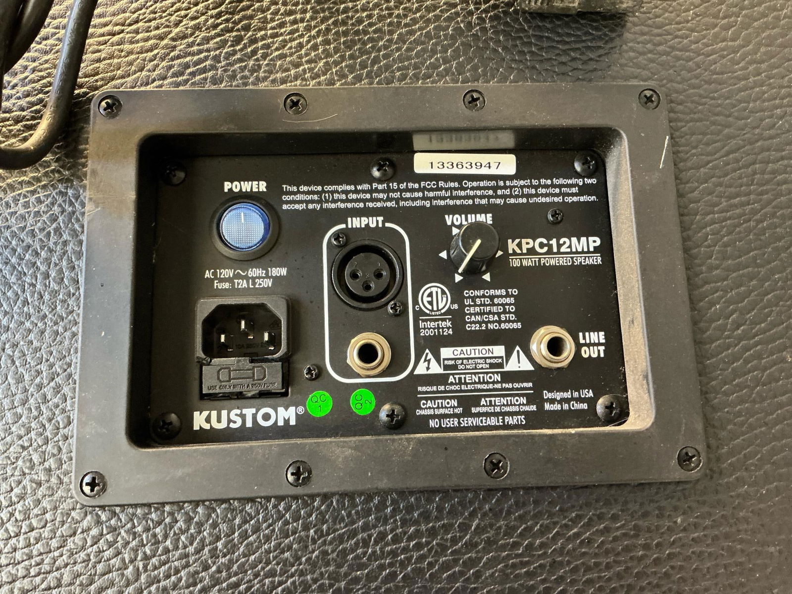 Kustom Amplifier - 5