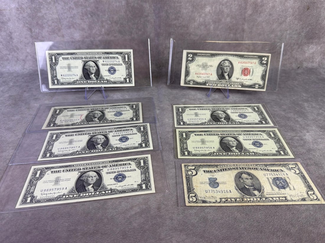 Silver Certificates & Red Seal (1 of 8)