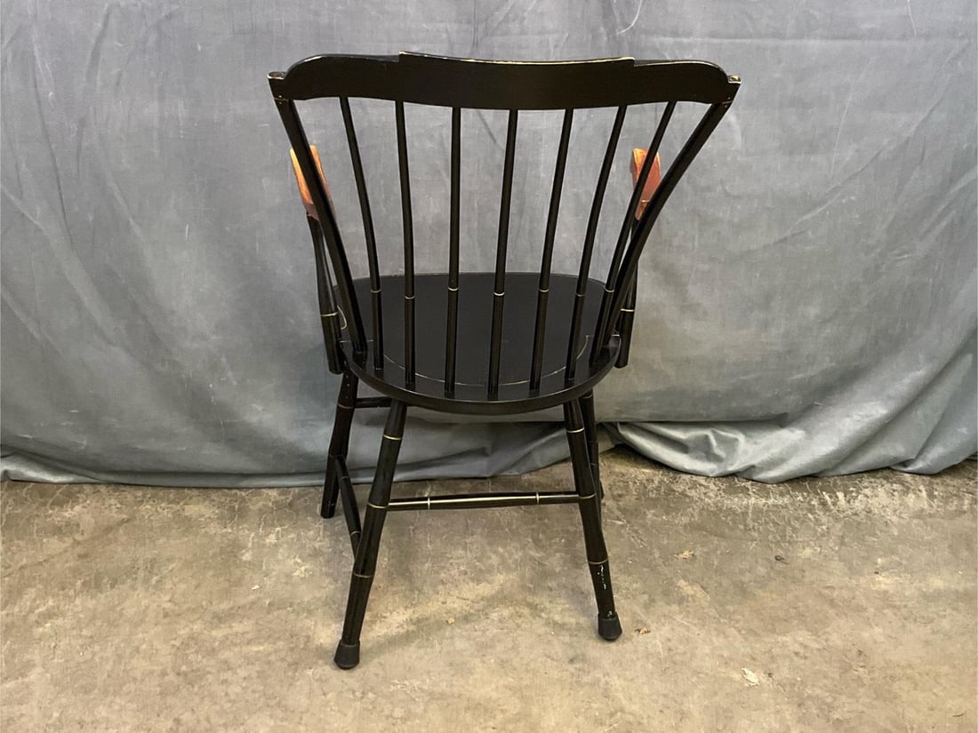 Stenciled Windsor Armchair - 3
