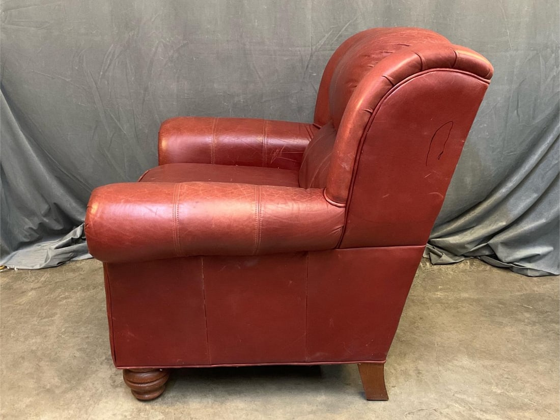 Leather Lounge Chair - 4