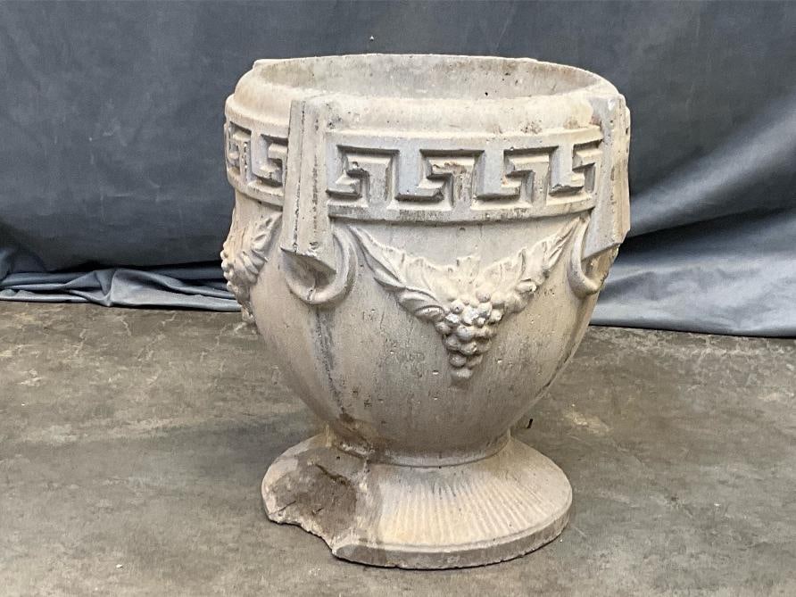 Neoclassical Concrete Planter - 2