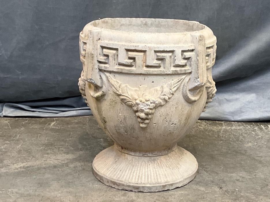 Neoclassical Concrete Planter - 4