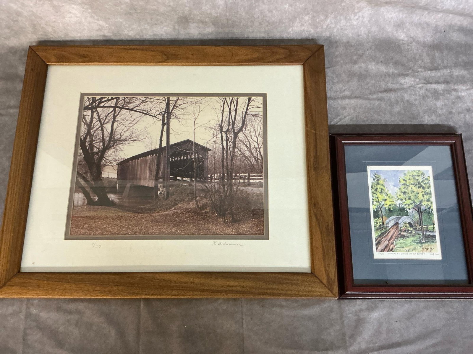 Covered Bridge & Stone Bridge Prints (1 of 7)