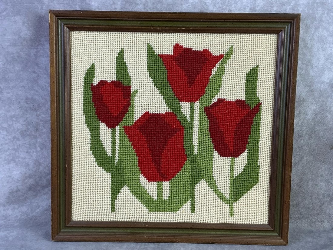Framed Needlepoint - 9