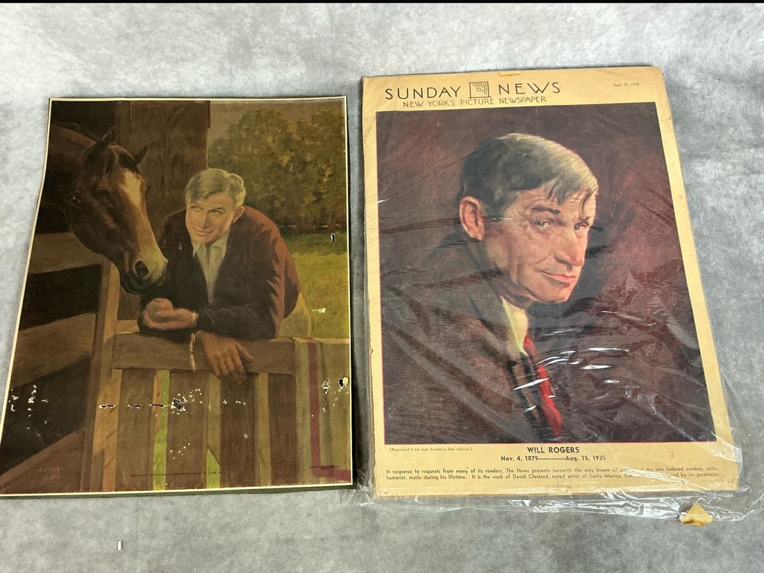 Will Rogers Memorabilia - 6