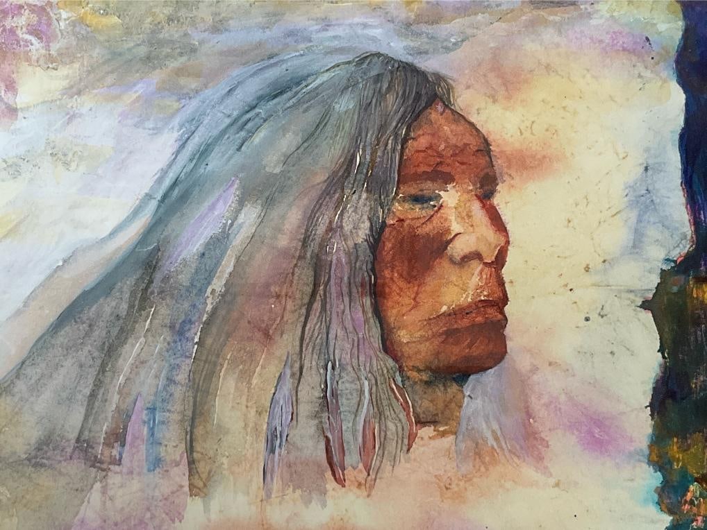Native American Watercolour - 3