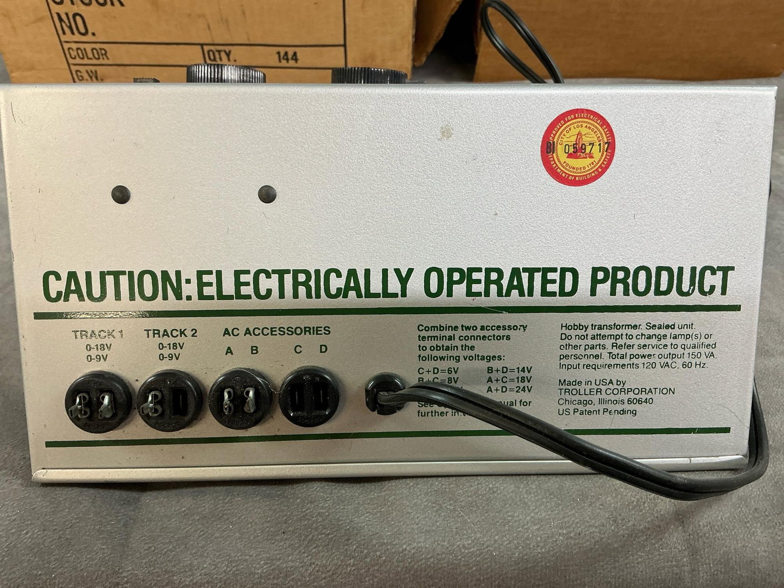 Model Train Power System & Tracks - 3