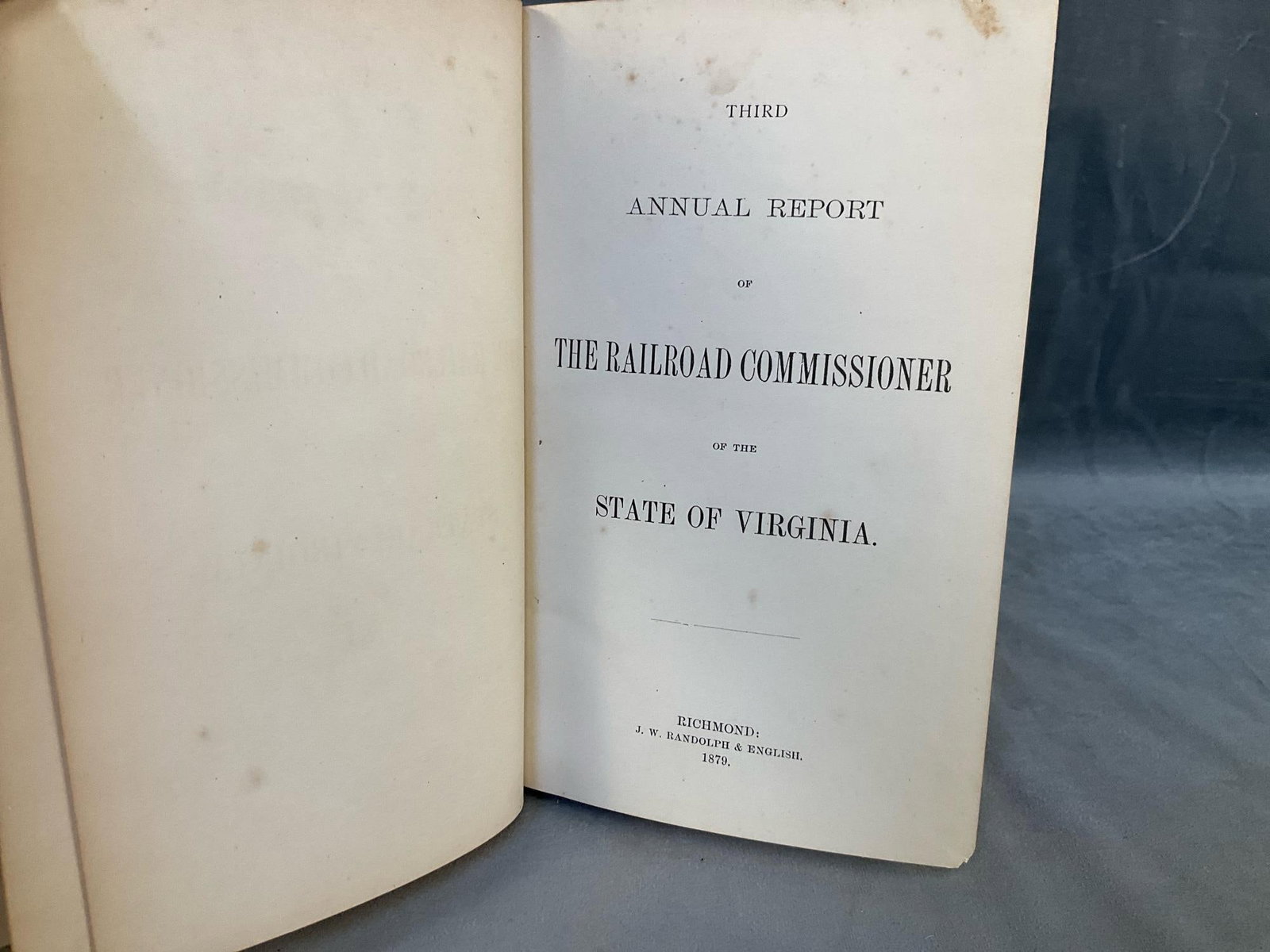 Virginia Railroad Report - 2