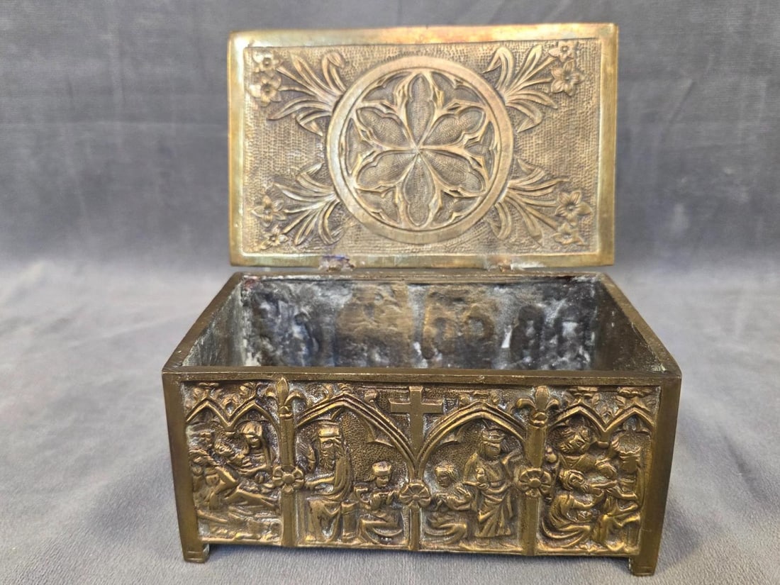 Brass Reliquary Box - 4
