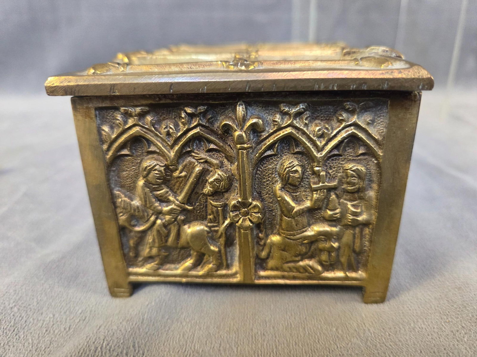 Brass Reliquary Box - 7