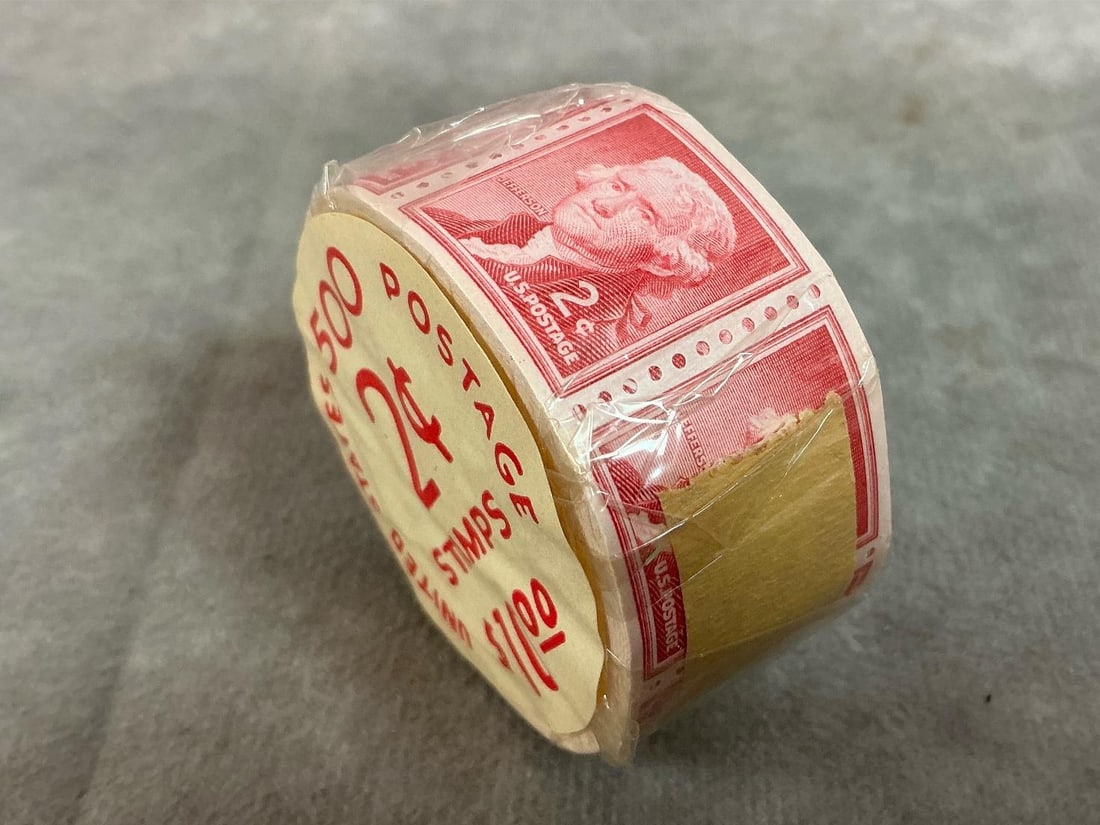 Vintage Roll 2cent Stamps - 2