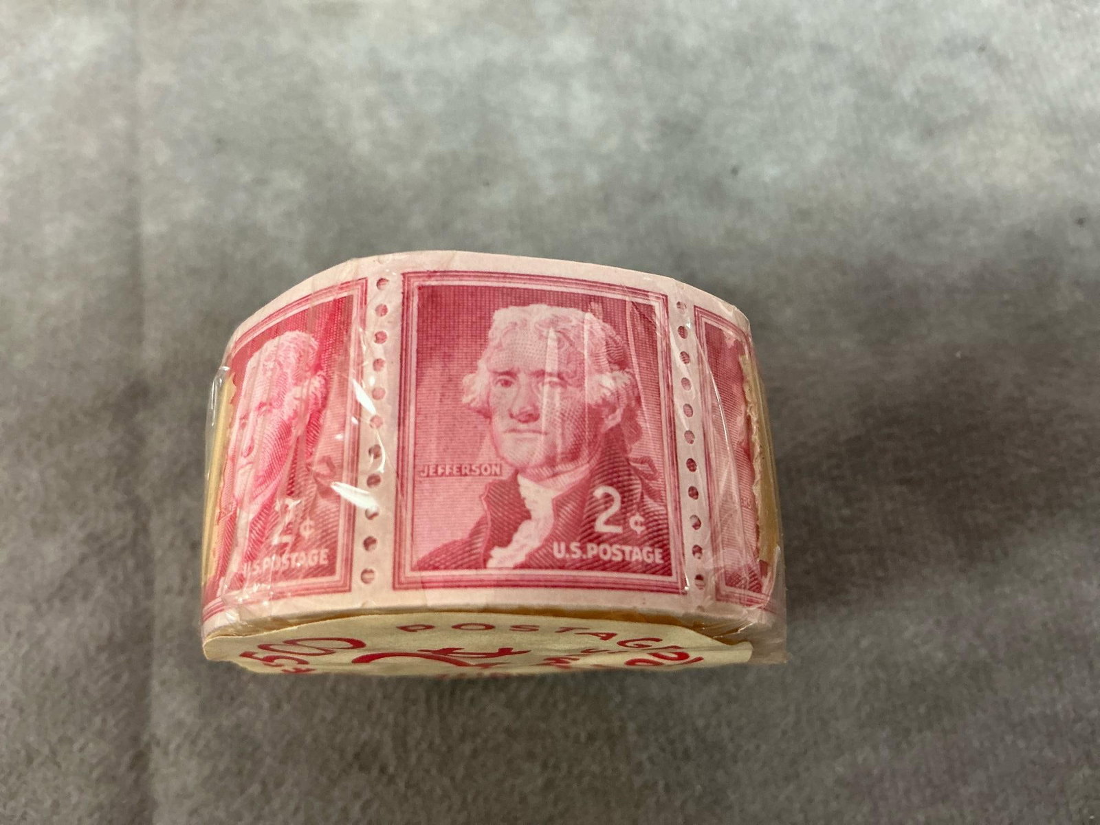 Vintage Roll 2cent Stamps - 3