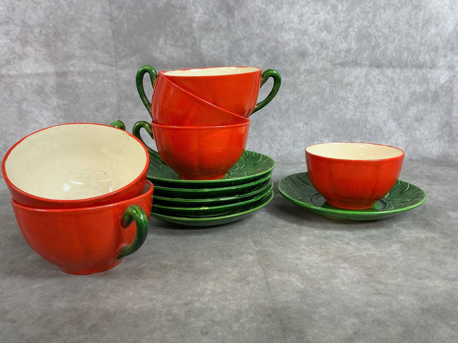 Tomato Ware Tea Set - 8