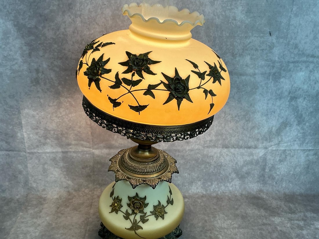 Victorian Hurricane Lamp - 2