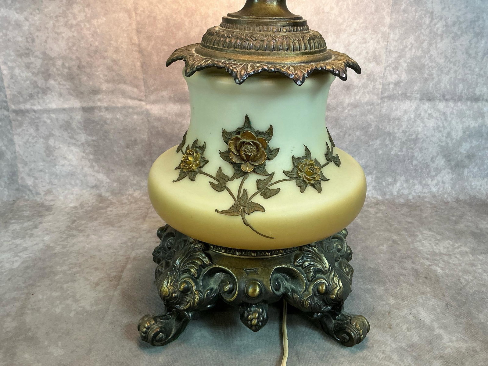 Victorian Hurricane Lamp - 3